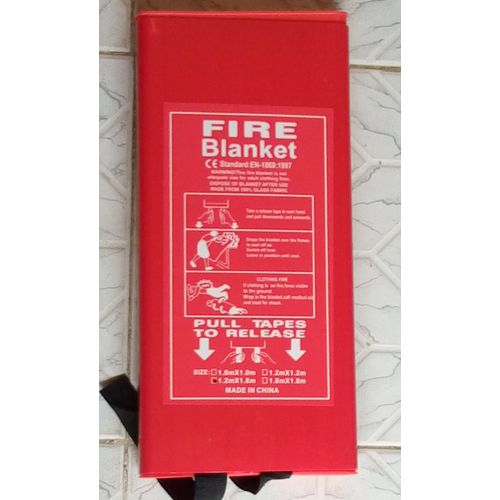 Single Safety Fire Blanket Large 4ft x 6ft