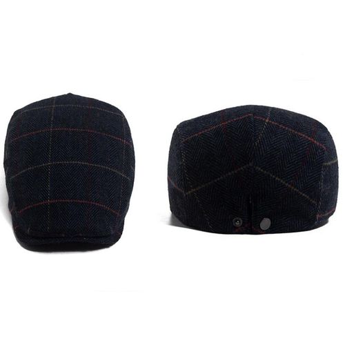 Fashion Men thick plaid Panama Cap - Blue - image 3