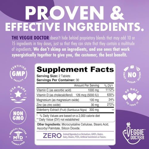 product_image_name-The Veggie Doctor-ImmunoBoost Vegan Immune System 60 Tablets-2