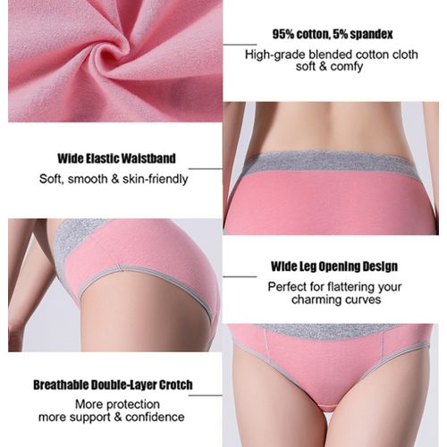 12 -pack of girls combed cotton panties with transfer