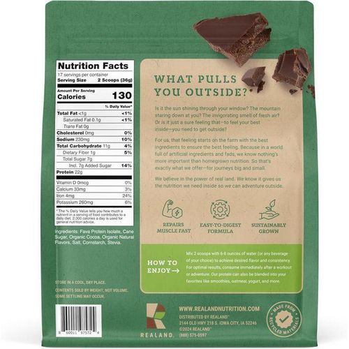 product_image_name-REALAND-Chocolate Vegan Plant Protein Isolate 1.35LBSP-5