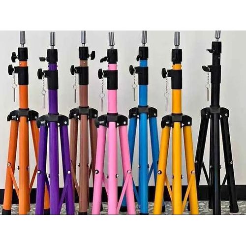 product_image_name-Generic-Tripod Stand for Wig Mannequin Hairdressing Display - Blue-1