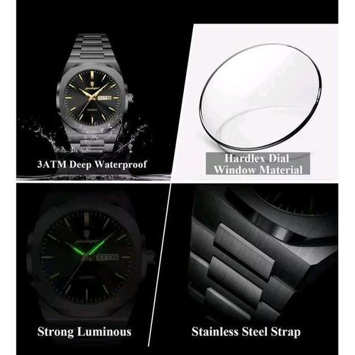 product_image_name-POEDAGAR-Top Men All Black Water Resistant Wristwatch -2