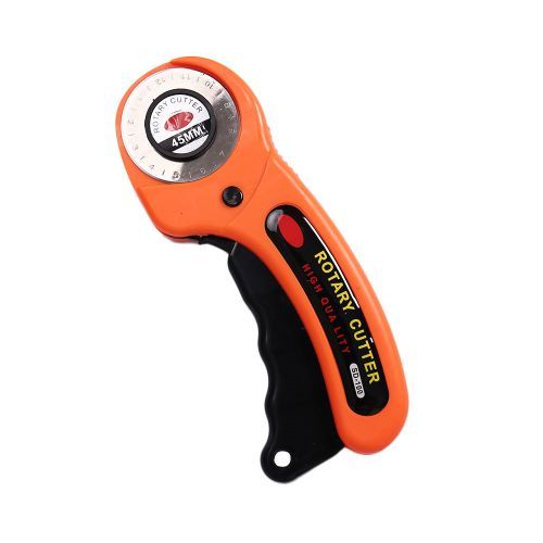 45mm Orange Fabric Rotary Cutter For Quilting And Sewing