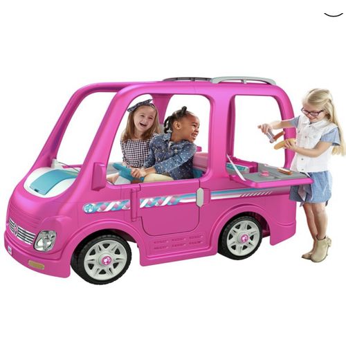 Power wheels barbie rv best sale