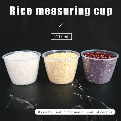 2Pcs Rice Measuring Cups Clear Plastic Kitchen Rice Cooker Replacement Cups  Tool
