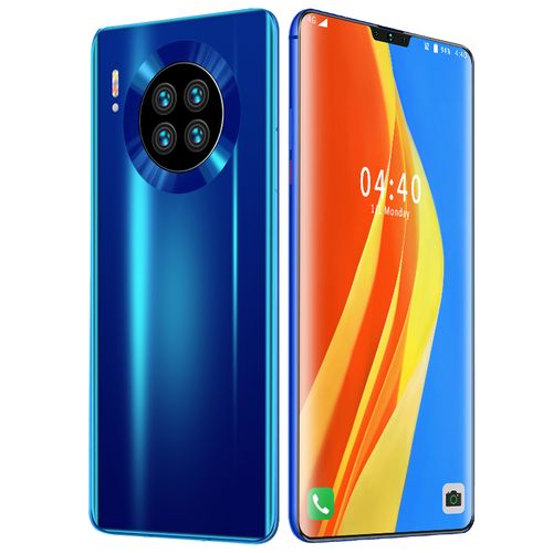 Mate Mate39 Smartphone 6.7 Inch 8GB+128GB Android 9.1 4800mAh Face Unlock 4G Mobile Phone-Blue