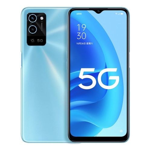 product_image_name-Renewed-Oppo A56 5G Smartphone 5000mAh 6.5" 2-SIM 8GB RAM 256GB ROM 13MP Side  Fingerprint+Face identify Android- Blue-4