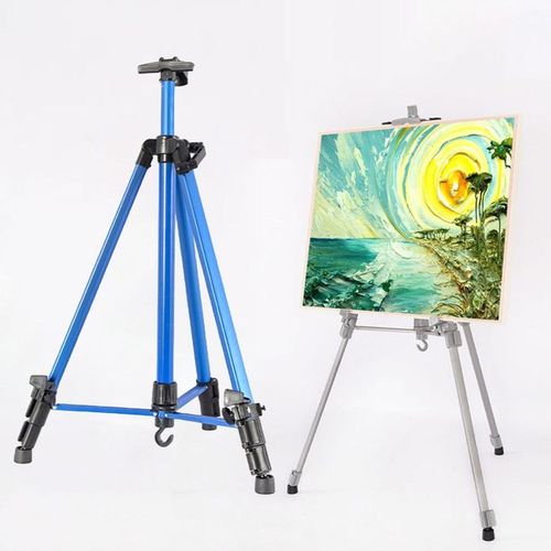 Generic Painting Easel Tripod Drawing Board Art Artist With Portable Bag  Blue