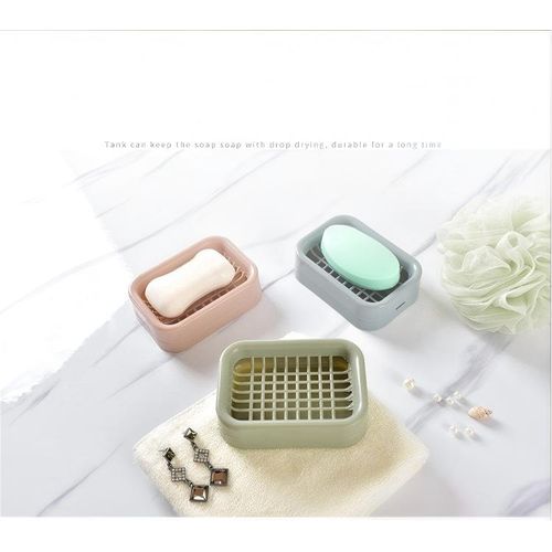 Cloudoon Soap Dish Holder 3PCS - Keep Soap Dry for Bathroom & Kitchen - image 2