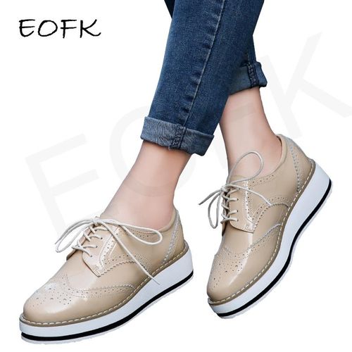 Flat sole new arrivals oxford shoes
