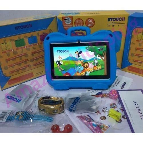 Atouch KT4 Kiddies Tablet With Unbreakable Touch Screen 8GB+256GB - Blue