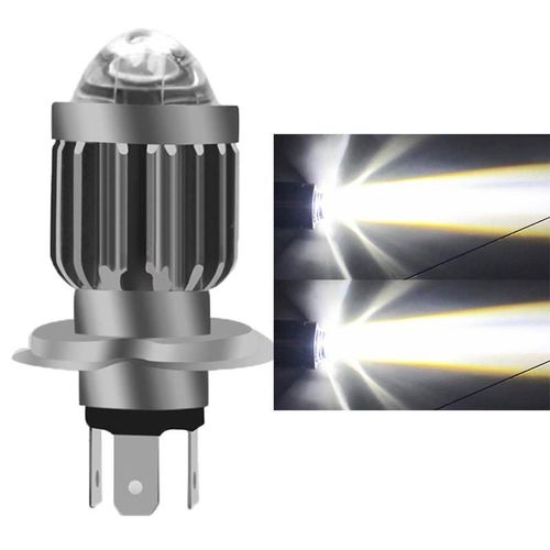 Generic 10000Lm H4 LED Moto H6 BA20D LED Motorcycle Headlight Bulbs CSP  Lens White Yellow Hi Lo Lamp Scooter Accessories Fog Lights 12V
