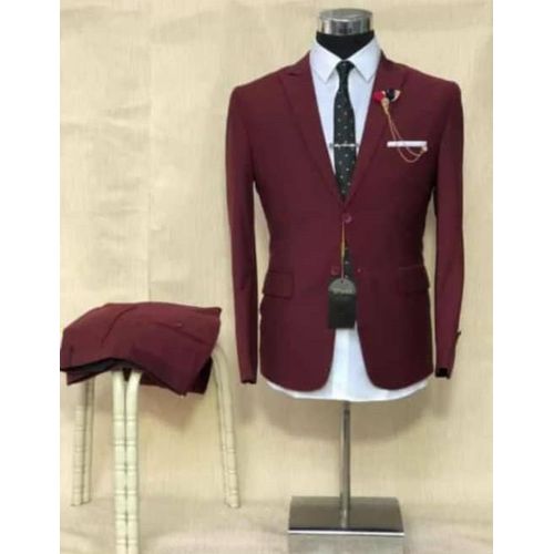 product_image_name-Fashion-Wine Suit  For Men-1