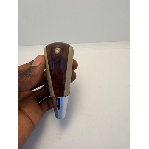 Generic Premium Quality Universal Cream with wood grain design Gear shift Knob - image 2