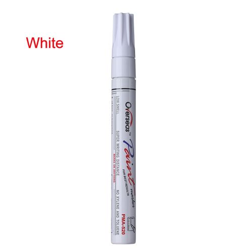 Waterproof White Marker Pen Permanent Painting Graffiti Tire Tread