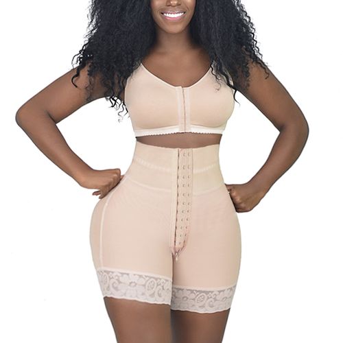 Fajas Women Abdomen Tummy Control Shorts Body Shaper High-Waisted Panty  Girdle