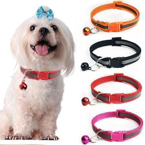 Generic 4pcs Reflective Collar For Cat Puppy And Small Dogs With Bell