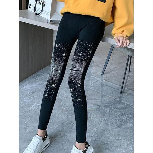 Generic Fitness Rhinestone Skinny New Shiny Diamond Leggings Women Pencil Pant Gym Sports Tights Jumia Nigeria