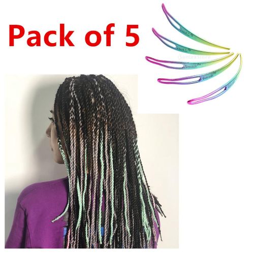 Generic 5 Pieces Interlocking Tool Dreadlocks Tool Kit Sisterlock Crochet