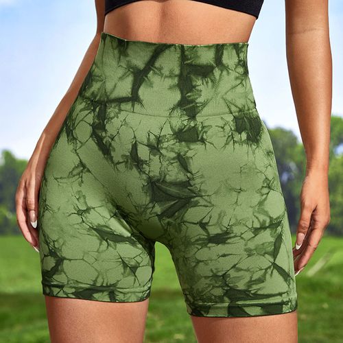 High Waist Workout Shorts Seamless Fitness Yoga Shorts Scrunch