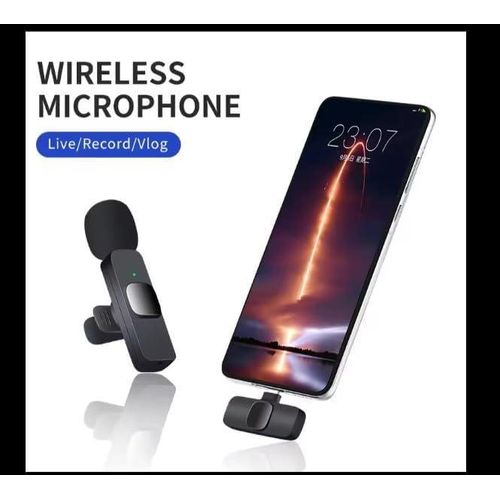 K9 Wireless Lapel Microphone Professional Podcast multimedia HD Rechargeable microphone for Iphone Android - image 4