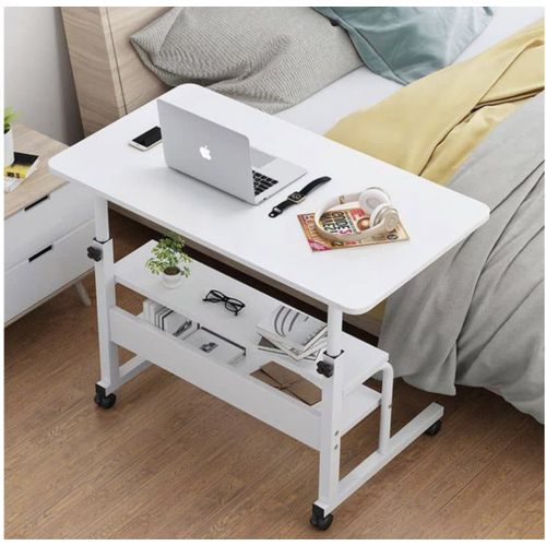 product_image_name-Generic-Adjustable Movable Laptop Table And Bedside Table-White-1
