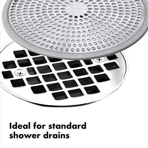 Oxo Good Grips BathTub Sink Filtre Drain Protector Stainless Steel