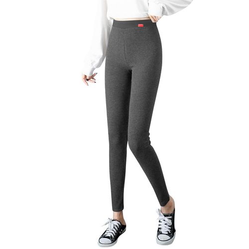 Fashion (A2)Thin Spring Leggings Slimming Outer Wear Plus Thermal Pants  Grey Tight Leggings Skinny Thick Warm Leggings For Women SMA