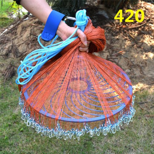 Generic Chain Fishing Net Fishingding Net Small Mesh Throw Net