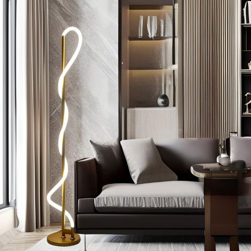 Generic Modern S-Curve LED Floor Lamp