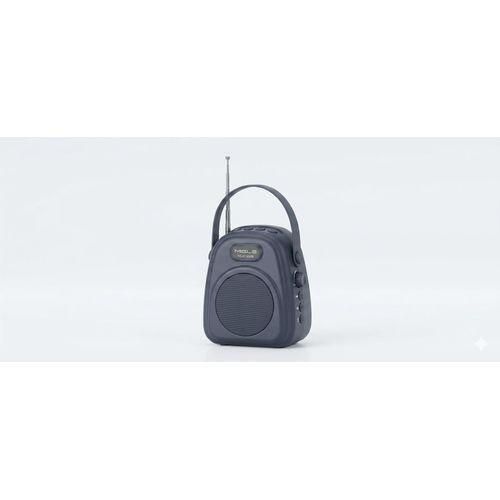 Generic Migle Solar Powered Wireless Bluetooth Speaker – Built-In Flashlight, FM Radio & Carrying Strap - image 2