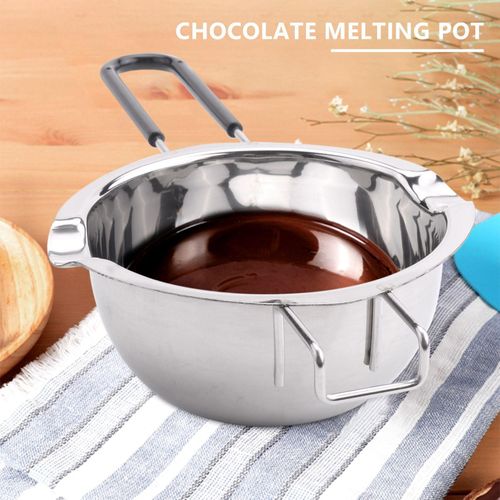 Stainless Steel Double Boiler Pot Chocolate Melting Pot for Melting Chocolate, Butter, Cheese, Candle and Wax Making Kit Double Spouts, Other