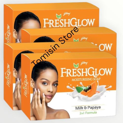 Freshglow Milk & Papaya Moisturizing Bar 130g – 4 Bars