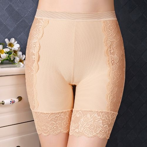 Fashion (16 Beige) Lace Safety Shorts For Women Seamless Cotton