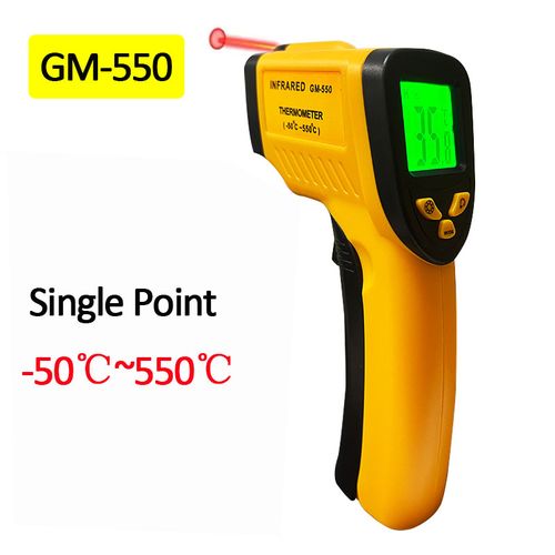 Industrial Infrared Thermometer IR LCD Temperature Gun Digital Laser  Pyrometer