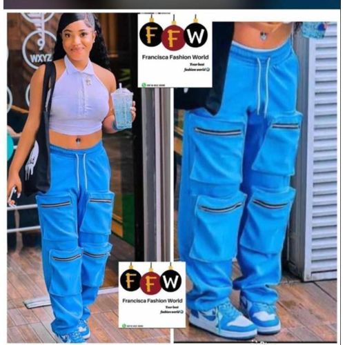 Fashion Trendy Ladies Cargo Pants