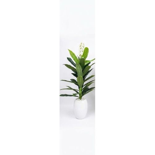Generic Elegant Faux Yucca Elephantipes Artificial Flower Planter With Flower