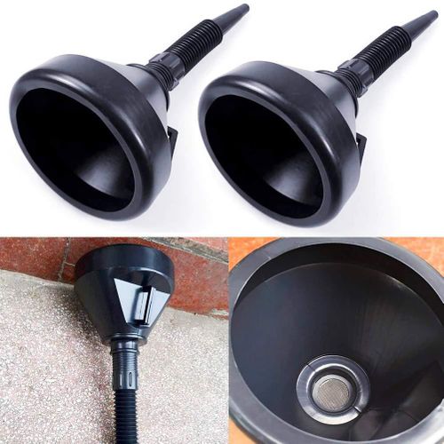 Generic 2pcs car ref-ueling funnel, filter oil funnel, for oil change and ref-ueling - image 4