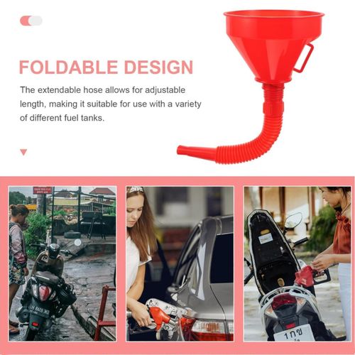 Generic 2pcs car ref-ueling funnel, filter oil funnel, for oil change and ref-ueling - image 7