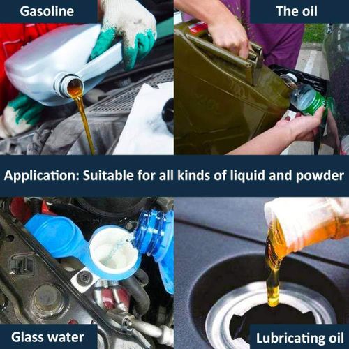 Generic 2pcs car ref-ueling funnel, filter oil funnel, for oil change and ref-ueling - image 8