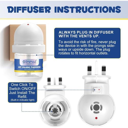 product_image_name-Oimmal- Cat Calming UK Plug-in Pheromone Diffuser 48ml-2