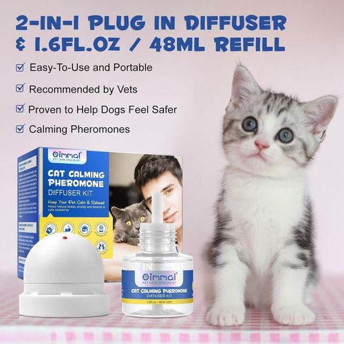 product_image_name-Oimmal- Cat Calming UK Plug-in Pheromone Diffuser 48ml-3