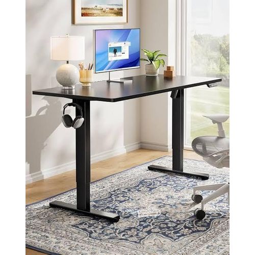 Generic Modern Adjustable Height Electric Standing Desk(1.6mtr) Black - image 2