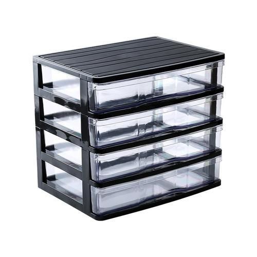 drawers small drawer organizer 3/4 Layers Transparent Desktop