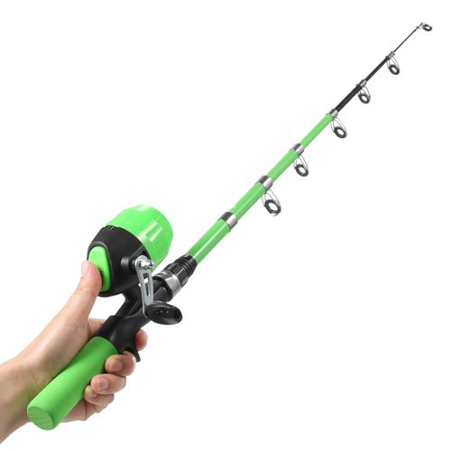 Leo Portable Telescopic Fishing Rod And Reel Combo For Kids