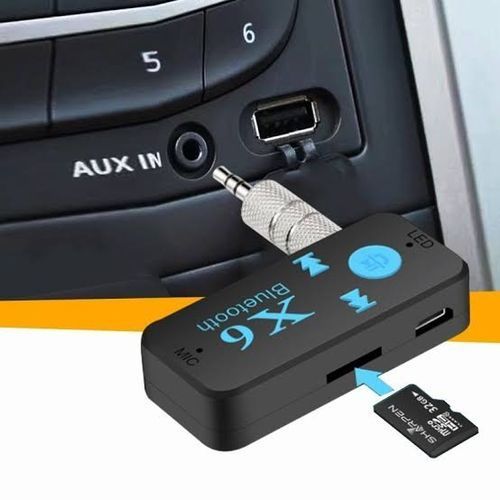 Bluetooth Receiver,Bluetooth Adapter,Portable Wireless Bluetooth Aux  Headphones Adapter with Clips Design, Hands-Free Audio Car Kits with 3.5mm  Jack