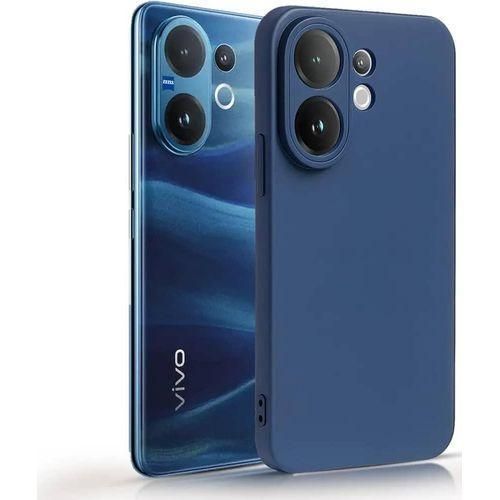 Generic Silicon back case for Vivo V60 blue