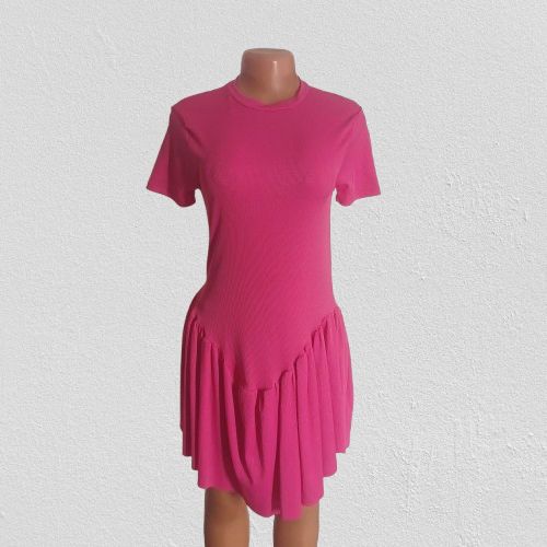 product_image_name-Fashion-Beautiful women small size pink dress-1