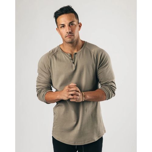 Fashion Men's Henley Shirts Casual V Neck Long Sleeve T-Shirt Cotton Slim  Fits Tee Top Blue at  Men's Clothing store